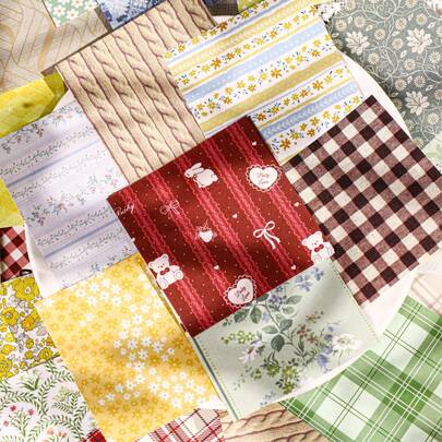 30 قطعة/عبوة ورق سكرابوكينج بنمط الشاش القديم، مواد ديكور DIY غير لاصقة، هدية عيد، لوازم كولاج يدوية، تخطيط دفتر ذاتي التصميم، قرطاسية مدرسية إبداعية