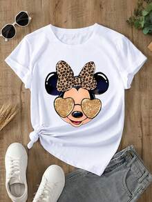 Disney Women T-Shirts - 白色 - 查看 1