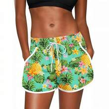 Women's Casual 3D Digital Print Shorts Hawaiian Beach Shorts - NDK04-s1230 - View 6