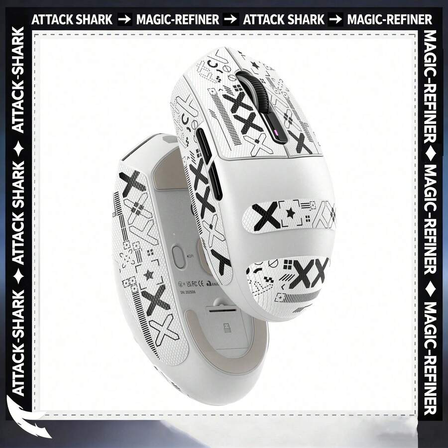 ATTACK SHARK MAMBASNAKE G3 三模式超轻游戏鼠标 | 59克 PAW3311 25000 DPI | 博通 BK52820 芯片 8000万次点击 适用于 PC/Mac - 查看 1