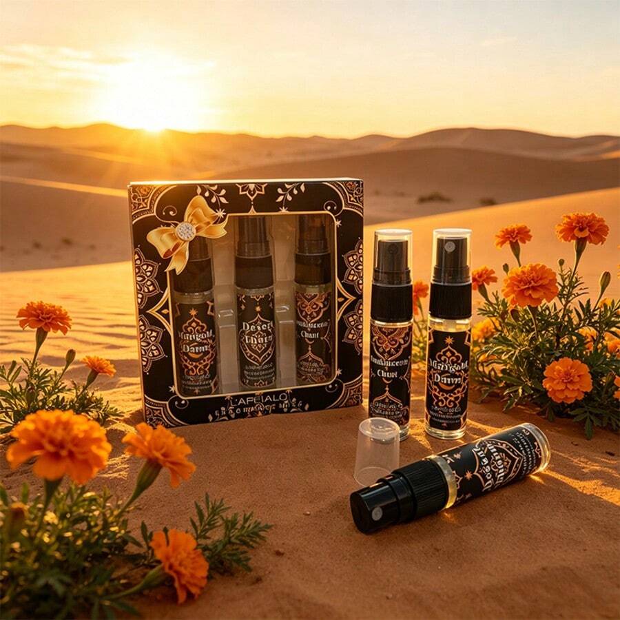 1 Set de Caja de Regalo de Fragancias, con Tres Fragancias, Empaque de Caja de Regalo de Alta Calidad, Desodorante y Ambientador de Verano, Adecuado para Eliminar Olores de Artículos Diarios como Telas, Ropa, Pantalones, Faldas. Ambientador Portátil, Se Puede Usar para Decoración del Hogar, Almohadas, Armarios, Bolsas, Bolsos, Etc. Para Agregar Fragancia. Adecuado para Usar en Viajes, en el Automóvil, Diversas Vacaciones, Hoteles, Oficinas, Gimnasios, Cines, Etc. - L137 - Ver 1