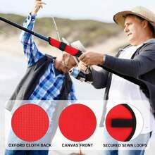 4 Pack Fishing Hook Covers, 5.9" Nylon Lure Wraps For Fishing Rod, Red Fishing Lure Covers, Hook Protectors For  Tackle Storage And Tangle-Free Fishing - Red - View 5