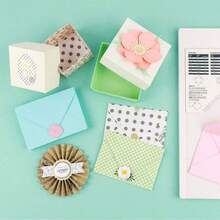 12x12" Scoring Board For Making Envelope/Envelope Box/Gift Box; Large Multi-Purpose Score Board With Bone Folder And Triangular Guide; Envelope Maker Scoring Tool - Scoring Board - View 11