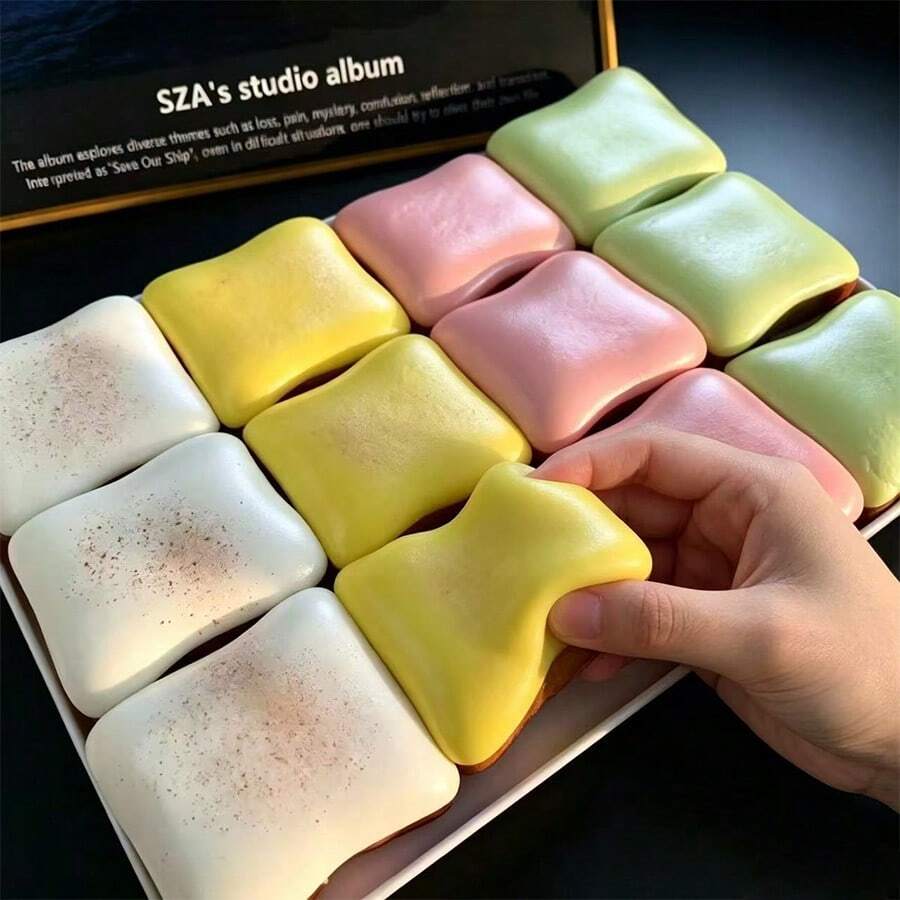 1pc Soft Squishy Toast Bread Toy, Squeeze Stress Relief Toy, Suitable For Teens, Great Sensory Fidget Toy, Perfect Gift, Small Present
