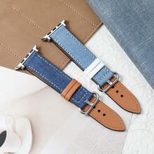 Lässiges Jeansband für Frauen 38/40/41/42/44/45/46/49mm Armband kompatibel mit 1-11 SE Ultra 3 2 Uhrenarmband - Ungeformtes Körbchen - Übersicht 2