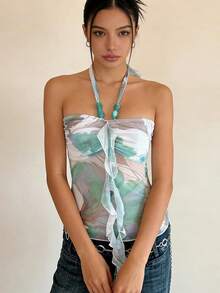 Women Tank Tops & Camis - Verde - View 2