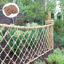 Retro Jute Rope Net, Available In Various Specifications - Suitable For Outdoor Decoration, Outdoor Nets, Rope Nets, Cat Balcony Nets, Stair Railings Nets, And Indoor And Outdoor Decorative Rope Nets. - Hemp Rope Mesh - View 3