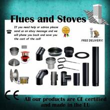 6" Inch To 6 Inch Adapter For Flue Stove Pipe To Flexible Flue Liner With Bolts - B - View 6