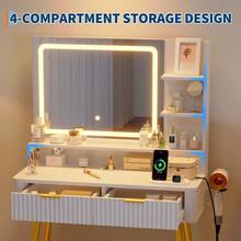 Vanities & Vanity Benches - White - View 6