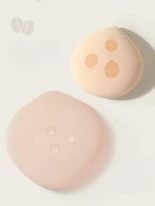 两件套，包含一个海绵粉扑和一个绒面粉扑，配有收纳盒和镜子，小巧精致，超级柔软，高回弹，不吸粉，适合日常使用粉底液和散粉，可用于化妆、家居装饰、梳妆台、旅行、卧室等场合，是化妆配件、化妆海绵、粉扑、化妆工具、平价好物、礼品、女士礼品、圣诞礼品、赠品、旅行必备品等的理想之选。 - 彩色 - 查看 9