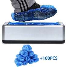 Automatic Shoe Cover Dispenser Machine Automatic Shoe Cover Machine Home - Silver - View 7