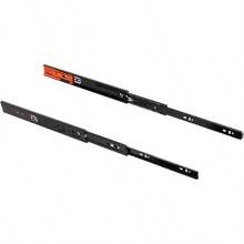 2Pcs Metal Buffer Drawer Slides 12-20 Inch Track Width 45mm Mute Three-Section Rail Sliding Furniture Hardware Fittings - 20inch - View 5