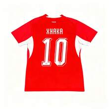 2026-27 Switzerland National Team Home Jersey, Short Sleeve Fan Version World Cup Quick Dry Football Shirt - #10 - 查看 2