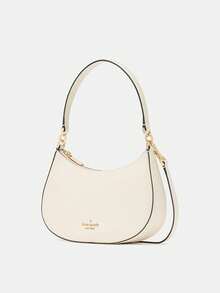 KS PAIGE Cute Hobo Bag Leather Crossbody Bag for Women Top Zip Shoulder Bag Ladies' Casual Cross Body Purse with Adjustable Strap - 白色 - 查看 5