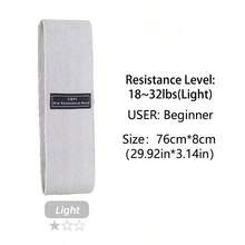 1 pieza Banda de resistencia tejida de color degradado, adecuada para entrenamiento de sentadillas y glúteos para hombres y mujeres, aplicable para gimnasio y yoga - Multicolor - Ver 12