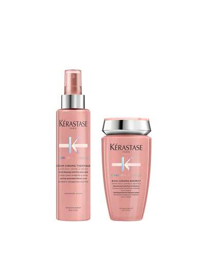 Kérastase [Bundle] Chroma Absolu Sérum Chroma Thermique 150 Ml + Bain Chroma Respect Shampoo 250 Ml