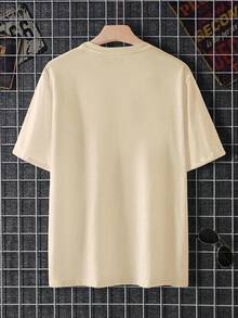 Niche Design 1 Pc New! Women's Short-Sleeved Blouse, Plain Design, Ideal For Lounging At Home Or Casual Wear. Limited Time Offer. Lovely Blouse, Comfortable And Regular Length. Machine Washable. For Women. 100% Cotton. - 杏 - 查看 2