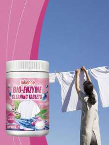 1 Set Clothing Stain Remover Effervescent Tablets, Suitable For Clothing Cleaning And Stain Removal - Multicolor - View 6