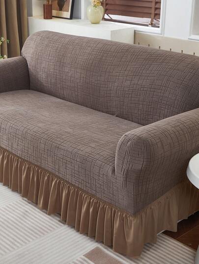 1 tấm bọc ghế sofa kiểu váy co giãn, họa tiết hiện đại, có thể giặt máy, chống bụi, chống trơn trượt, trang trí nhà cửa, phù hợp với ghế sofa 1/2/3/4 chỗ ngồi, dùng được cả bốn mùa
