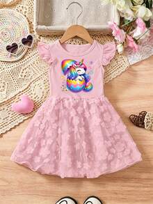 Young Girls Dresses - 粉紅色3 - 查看 2