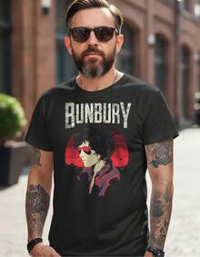 Playera Bunbury Personalizada Premium Mod1 - Negro - Ver 6