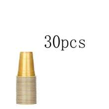 16盎司可重复使用加厚饮水杯，可选50/40/30/20/10个套装，双层设计，耐热耐冷，可用洗碗机清洗，适用于家庭、户外、活动、生日、游戏和各种派对场合。 - 彩色 - 查看 25