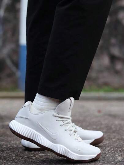  Giày bóng rổ cổ thấp Nike Hyperdunk 2017 Low, màu Gum Gum, thoải mái, giảm sốc, chống trượt, bền bỉ, dành cho nam, màu xám.