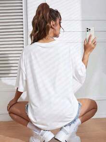 Women T-Shirts - White - View 6