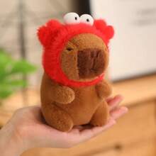Capibara peluche juguete colgante llavero Capibara Cosplay    Stitch   Plushies bolsa de peluche decoración regalo - 12 cm G - Ver 24