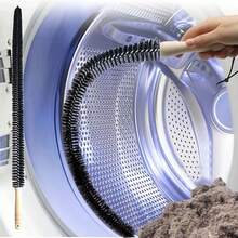 1/2 unidades - Escova de limpeza com cerdas longas | Feita com cerdas de material PP durável, limpa eficazmente eletrodomésticos, tubulações ou frestas, cantos e ângulos de difícil acesso sem riscar a superfície. Adequada para limpar poeira de veículos, móveis, eletrodomésticos e saídas de ar condicionado. - Escova de cerdas longas - Ver 5