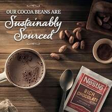 Nestle' Nestle Hot Chocolate Packets, Hot Cocoa Mix, Rich Chocolate Flavor, Made With Real Cocoa, Bulk Pack, 0.71 Oz Packet (50 Count) - Rich Chocolate - View 6