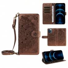 Wallet Classic Solid Color Printed Phone Case, Compatible With IPhone 12 Pro Max, Soft, Ultra-Thin, Shock-Resistant Design - Bronze - View 2