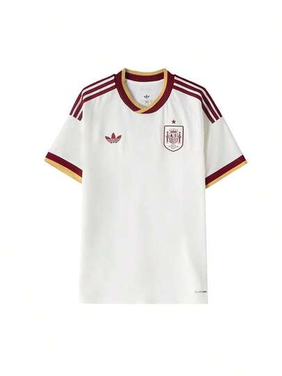 Adidas Men's T-Shirt RFEF A JSY, Comfortable Daily Outdoor Sports Casual Short Sleeve T-Shirt JN4397