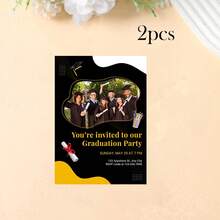 Customized Graduation/Wedding Cards, Customized Table Cards, Customized Menus, Customized Invitations, Customized Postcards, Customized Gift Tags, Customized Thank You Cards, Customized Message Cards, Customized Invitations, Restaurant, Party, Gifts, Party Supplies, Christmas, Valentine's Day, Mother's Day, Thanksgiving, Chinese New Year, Ramadan - Graduation Season Invitation - View 58