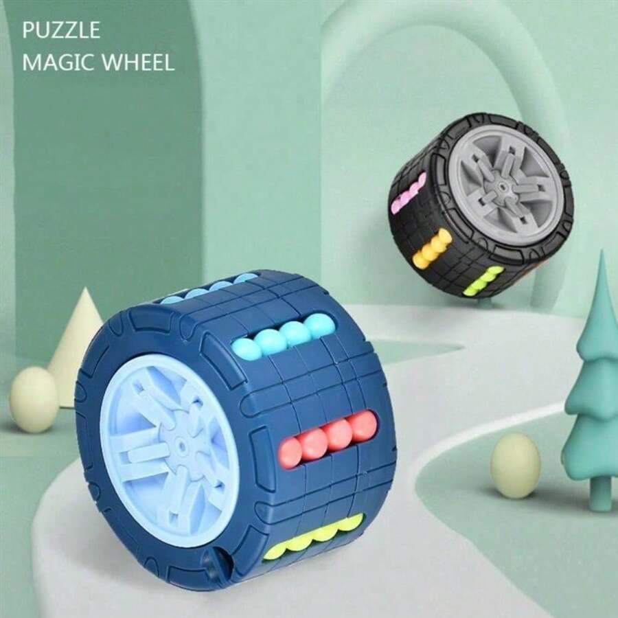3D Puzzle Cube With A Spinning Ball Maze, A Brain Teaser Logic Game Suitable For Children And Adults, Designed Specifically For Educational Spatial Awareness Training, And Perfect For Travel Activities. - màu đen - Xem 1