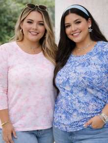 Women's Plus Size Blouses G1 And G2 Long Sleeve | Kits With 1/2 Or 3 Pieces | Comfortable Women's Plus Size Clothing - 2 件不同款式的襯衫 - 查看 2