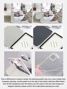 豹纹星空纽约旅行平板电脑保护套，兼容 iPad Air 8 (M4) 2026 (11 英寸)、Air 8 (M4) 2026 (13 英寸)、Air 11 英寸 M3 2025 / M2 2024、Air 第五代 2022、(A16) 11 英寸第十一代 2025，以及 Galaxy Tab 和 Kindle Paperwhite 第十二代 2024。透明后盖，时尚图案保护套，具备自动休眠/唤醒功能和气垫保护，适合作为礼品和办公用品。 - 彩色 - 查看 6