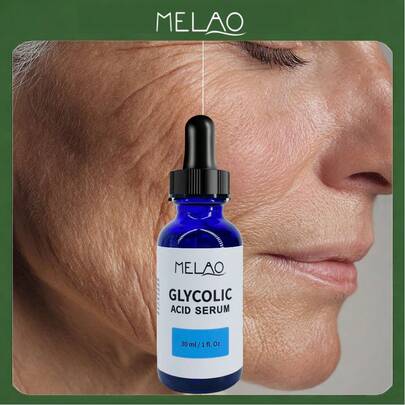  MELAO 30毫升 10% AHA 果酸精华 - 柔滑肌肤，减少细纹和皱纹，改善肤质，提亮暗沉肤色 - 抗衰老面部护理
