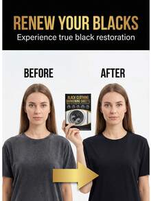 Black Clothes Darkening Sheets, Anti-Fade Color Lock Laundry Sheets For Dark Fabrics, Restore Faded Black Clothing - Restore Faded Black Clothing - View 15