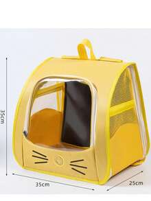 PETSIN 5.5kg Capacity Oxford Cloth Pet Backpack With Breathable Window, Suitable For Small Dogs And Cats, Versatile Carry Options - Backpack, Shoulder Bag, Handheld, Large Capacity Portable Pet Carrier Bag - Multicolor - View 9