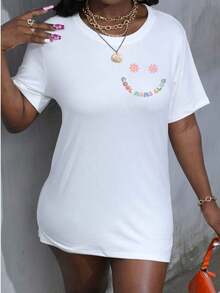 Camiseta de manga corta Cool Mom Club, Camiseta Cool Mom Club, Camiseta para mamá, Camiseta de cuello redondo para mamá, Regalo para el Día de la Madre (ropa casual para las nuevas mamás) 100% Algodón - Blanco - Ver 6