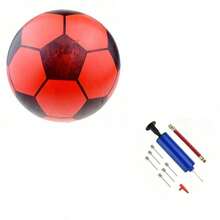 Bola sepak warna-warni yang cerah ini menonjol dengan desain warnanya yang kaya dan beragam, bergaya, dan menarik perhatian. Dilengkapi dengan pompa udara gratis untuk pengisian angin yang cepat dan mudah kapan saja dan di mana saja. Terbuat dari bahan yang tahan lama dan tahan aus. - Polikrom - View 14