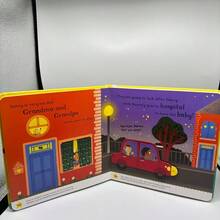Foldable Pop-Up Learning Material Cardboard Inner Pages, Home Story Time, Cognitive Enlightenment, Language Development, Suitable For Halloween, Christmas Gifts, Science Education - 彩色 - 查看 6