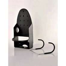 Universal Size Iron Board Holder And Hook, Home Use Iron Stand, Iron Board Hanger, Electric Iron Rack, Iron Holder Bracket, Suitable For All Size Irons - trắng - Xem 6