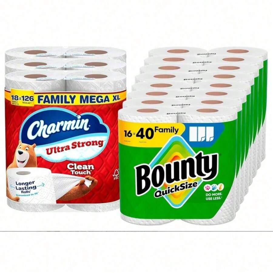 Top Choice For Cleaning Special Great Value For Large Capacity | Paper Towels Select-A-Size White, Thick, 2-Ply Texture Offers Superior Comfort And Durability Without Tearing Or Breaking Easily During Use. Adjustable Sheet Size Reduces Waste & Saves Money, Thick & Absorbent For Fast, Effective Cleaning, Perfect For Busy Families & Daily Chores | Top Choice For Cleaning | Household Favorite | Gift Ideas | As Seen In Stores | Special Offer - 1 - Xem 1