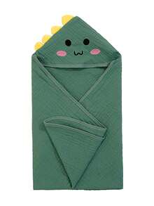 1 buah Handuk Mandi Bayi Muslin, 100% Katun, Sangat Bernapas, Lembut & Halus, Hadiah untuk Bayi Baru Lahir, Perlengkapan Kamar Mandi Penting - MultiWarna - View 10