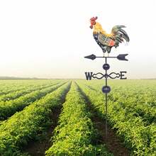 SENDERPICK Wind Vane  Wind Vane Rooster Weather Vane - Multicolor - View 7