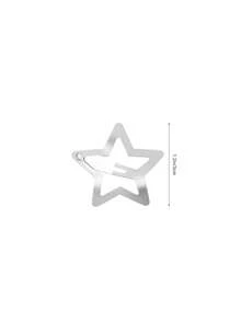 10入亮銀色星星髮夾 - 多功能金屬髮夾，適合日常與派對髮型，女性時尚髮飾，母親節禮物首選，婚禮配件，海邊必備，美髮用品，髮卡，髮爪 - 彩色 - 查看 8