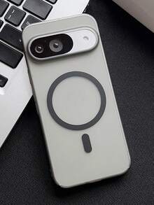 1 chiếc ốp lưng sạc không dây từ tính mờ cao cấp tương thích với Pixel 10 Pro 10 10 A 9 Pro 9 Pro 9 9A, kiểu dáng thời trang dành cho nam và nữ, chống sốc. - Màu đen mờ - Xem 3