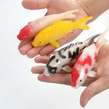2pcs/4pcs Random Simulation Koi Fish Model, Ornamental Fish Aquarium Decor, Water Landscape Accessories - A - View 2